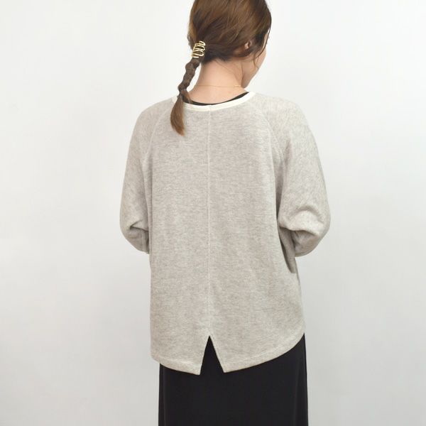 オーガニックコットン＆ヤク ラフアンドスムースプルオーバー