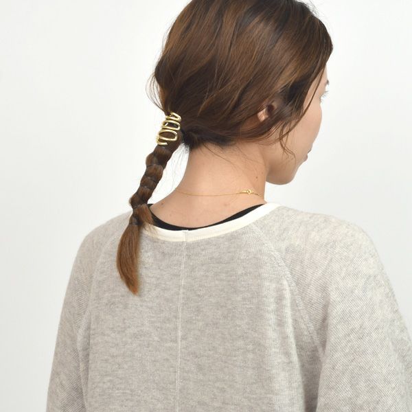 オーガニックコットン＆ヤク ラフアンドスムースプルオーバー