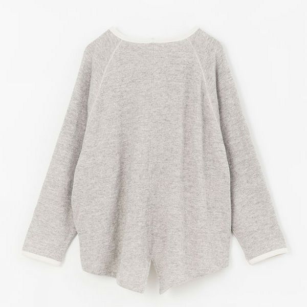 オーガニックコットン＆ヤク ラフアンドスムースプルオーバー