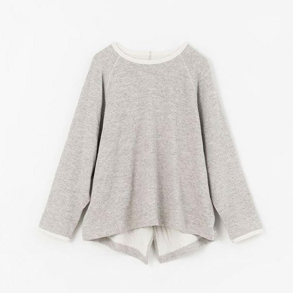 オーガニックコットン＆ヤク ラフアンドスムースプルオーバー