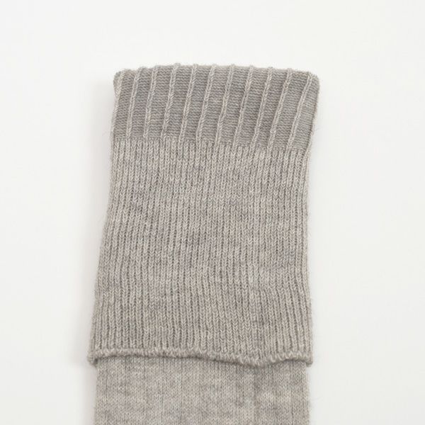 オーガニックコットン＆ヤク リブハイソックス