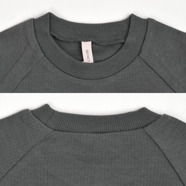 オーガニックコットン ベビー 接結ポケット付きスウェットシャツ