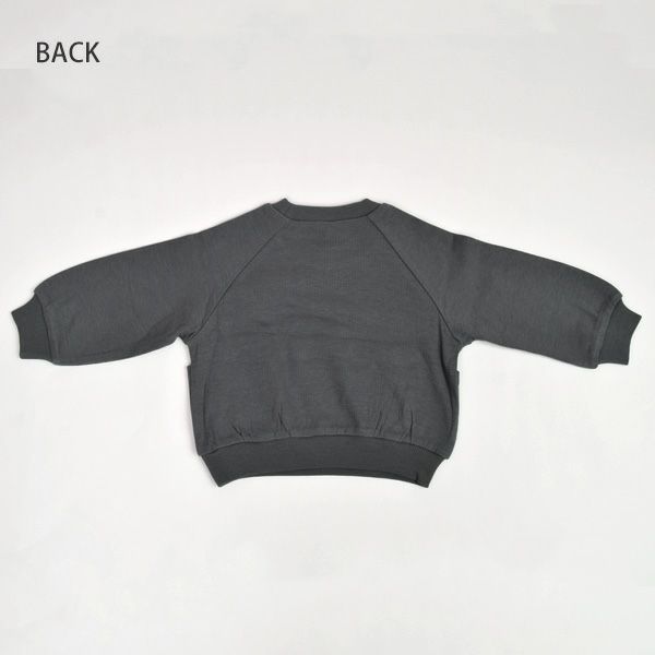 オーガニックコットン ベビー 接結ポケット付きスウェットシャツ