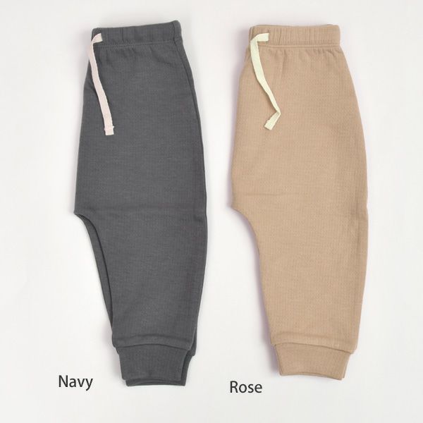 オーガニックコットン ベビー 接結スウェットパンツ