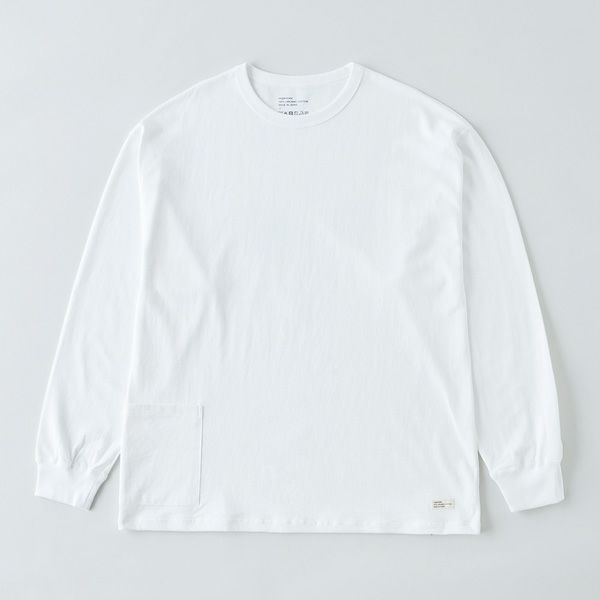 オーガニックコットン 7.3オンス ポケット長袖Tシャツ