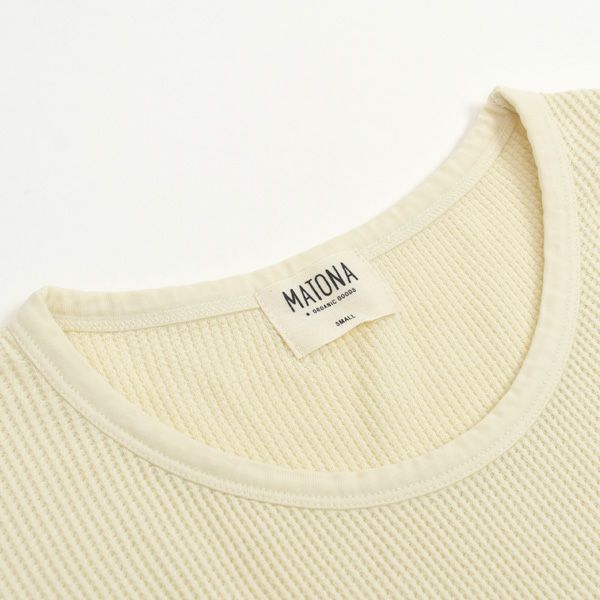 オーガニックコットン ワッフルべーシックロングスリーブ