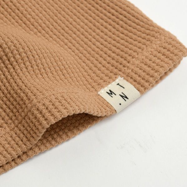 オーガニックコットン ワッフルべーシックロングスリーブ