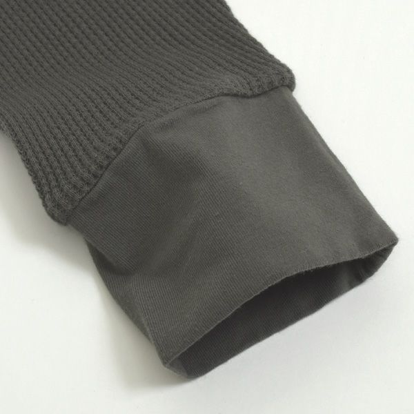 オーガニックコットン ワッフルべーシックロングスリーブ