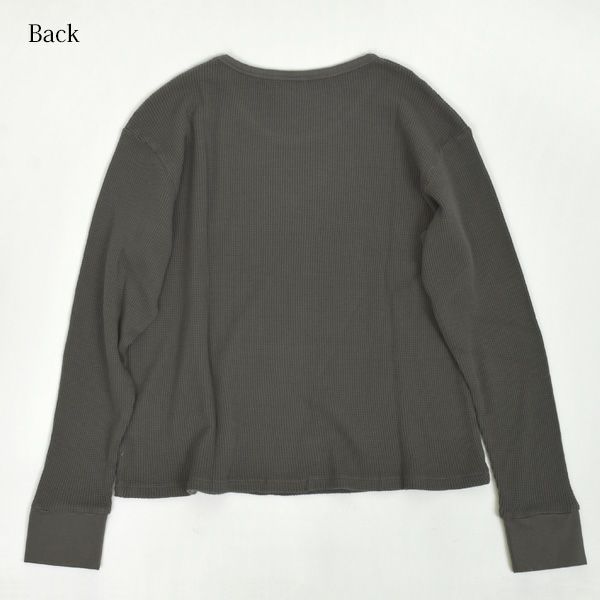 オーガニックコットン ワッフルべーシックロングスリーブ