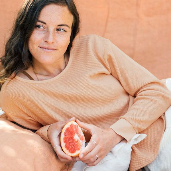 オーガニックコットン ワッフルべーシックロングスリーブ