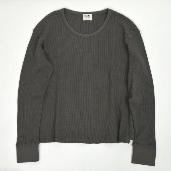 オーガニックコットン ワッフルべーシックロングスリーブ