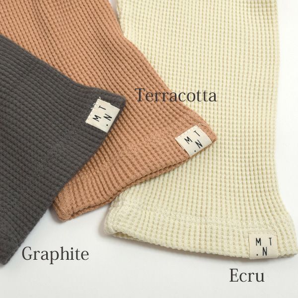 オーガニックコットン ワッフルベーシックパンツ