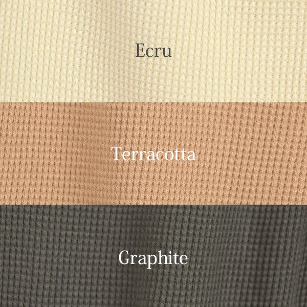 オーガニックコットン ワッフルベーシックパンツ