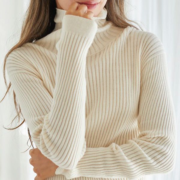 オーガニックコットン エアリーリブタートル