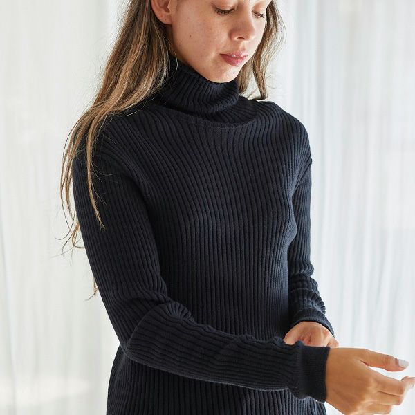 オーガニックコットン エアリーリブタートル