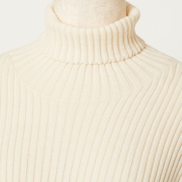 オーガニックコットン エアリーリブタートル