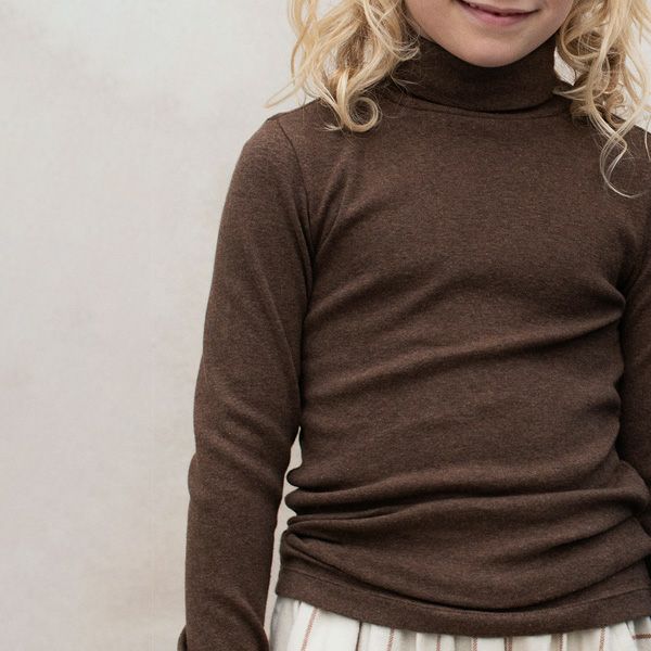 オーガニックコットン キッズ タートルネック