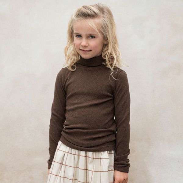 オーガニックコットン キッズ タートルネック