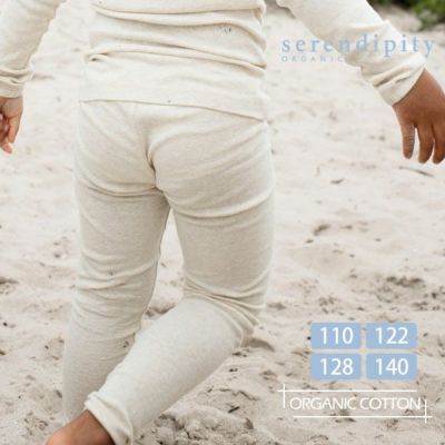 オーガニックコットン キッズフライスレギンス