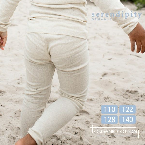 オーガニックコットン キッズフライスレギンス