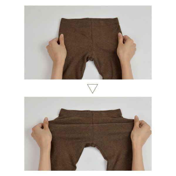 オーガニックコットン キッズフライスレギンス