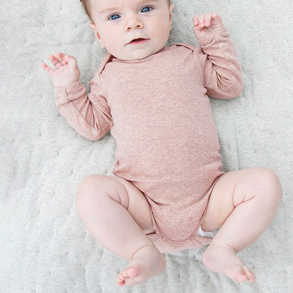 オーガニックコットン ベビー ボディ（長袖）