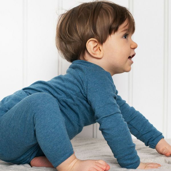 オーガニックコットン ベビー ボディ（長袖）