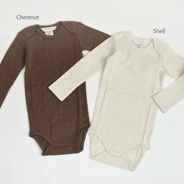 オーガニックコットン ベビー ボディ（長袖）