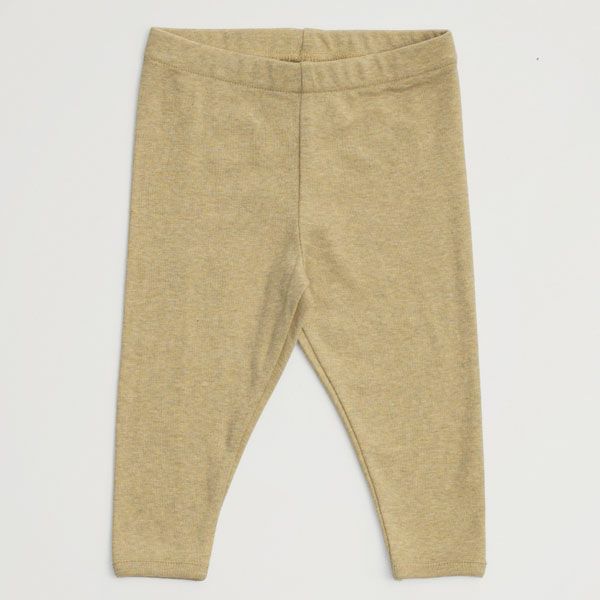 オーガニックコットン ベビー フライスレギンス
