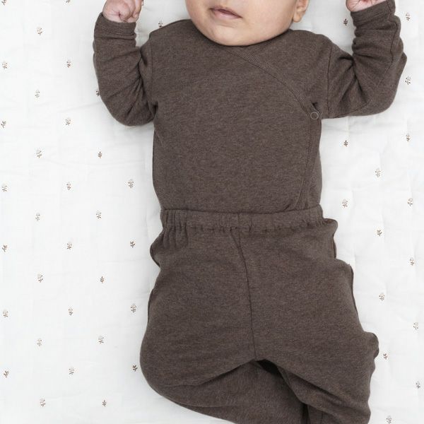 オーガニックコットン ベビーラップボディ(長袖)