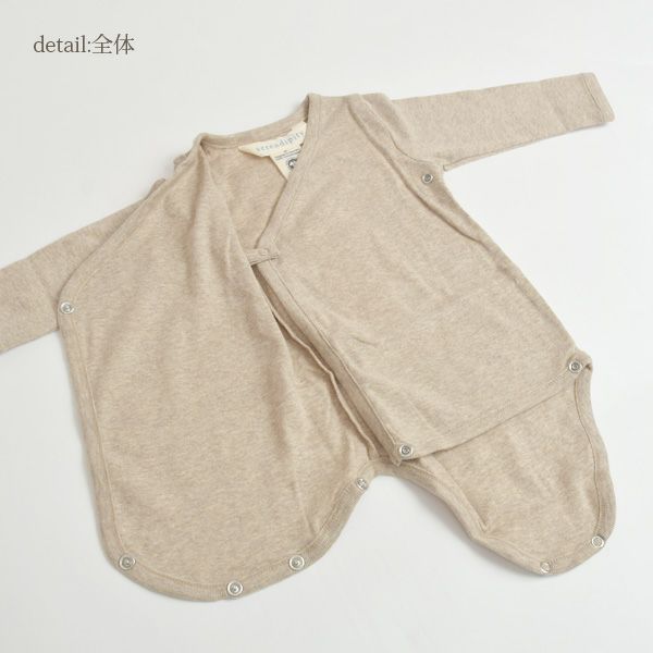 オーガニックコットン ベビーラップボディ(長袖)