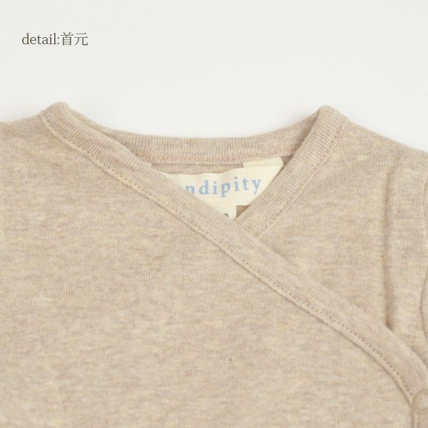 オーガニックコットン ベビーラップボディ(長袖)