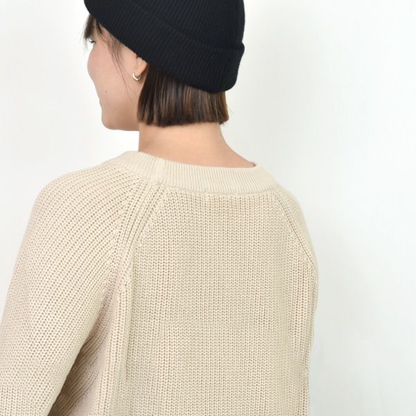 オーガニックコットン ブリオッシュニットセーター