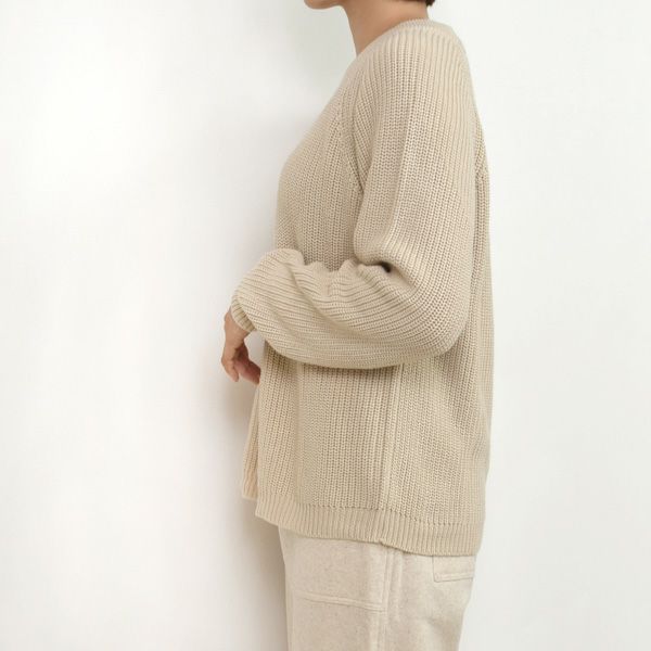 オーガニックコットン ブリオッシュニットセーター