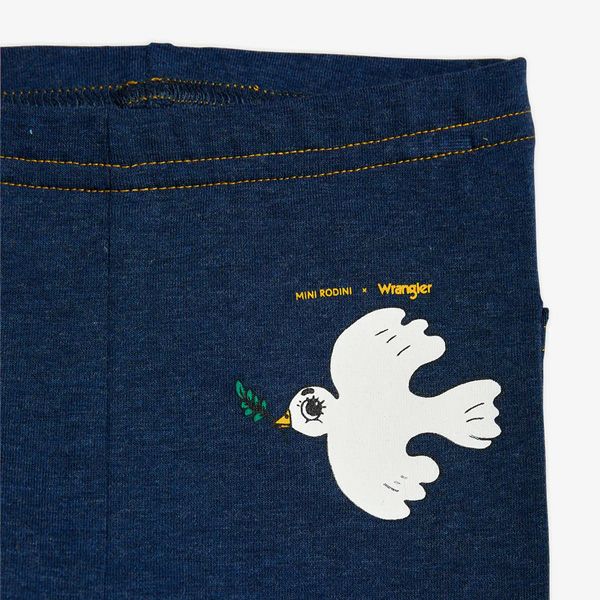 オーガニックコットン Wranglerコラボレーション ベビーポケット付きレギンス
