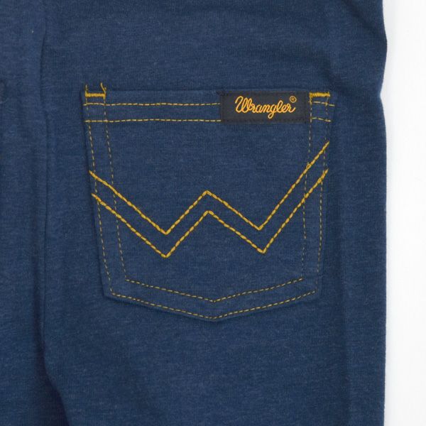 オーガニックコットン Wranglerコラボレーション ベビーポケット付きレギンス