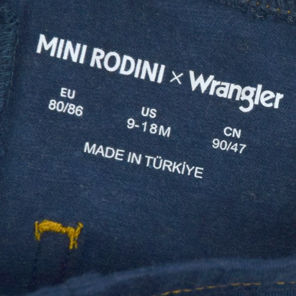 オーガニックコットン Wranglerコラボレーション ベビーポケット付きレギンス