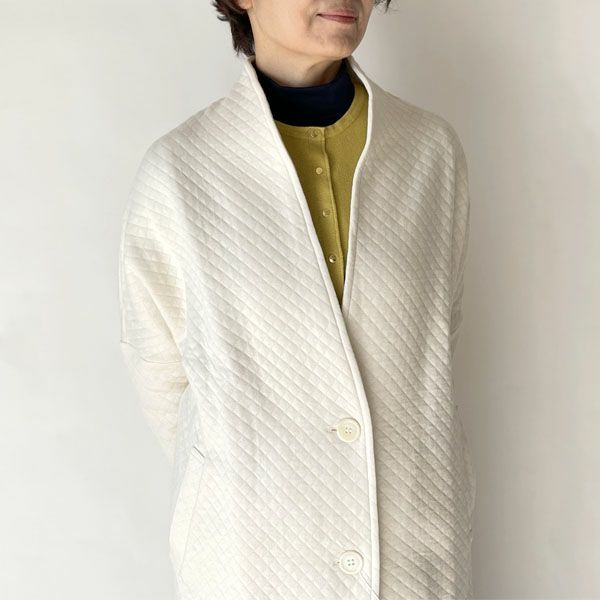 オーガニックコットン キルティングコート