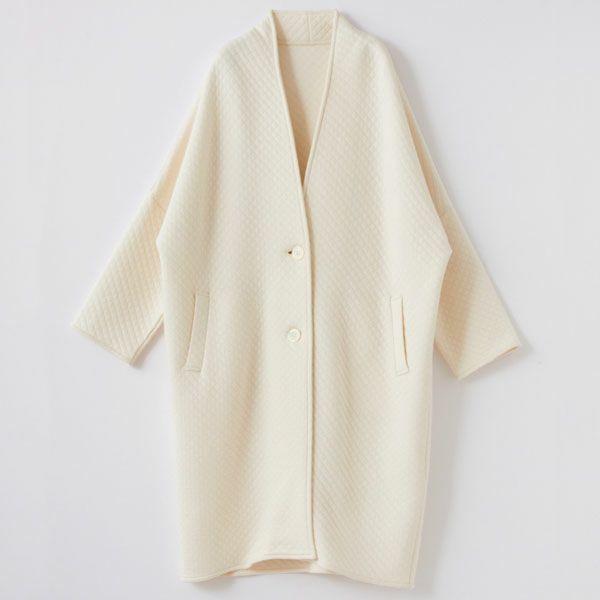 オーガニックコットン キルティングコート