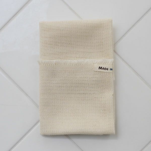 オーガニックコットン からみ織フリンジボディタオル