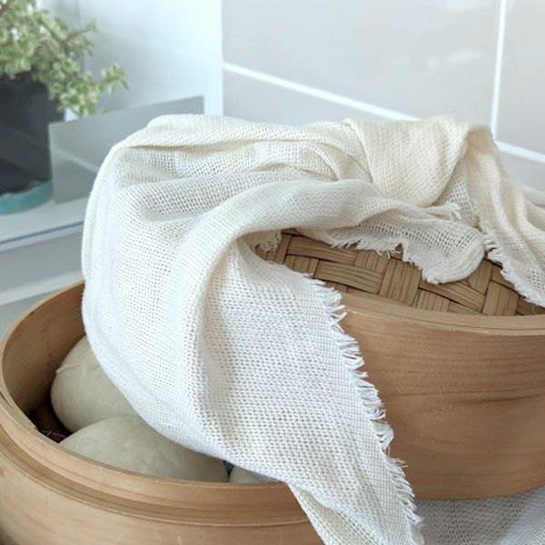 オーガニックコットン からみ織フリンジボディタオル