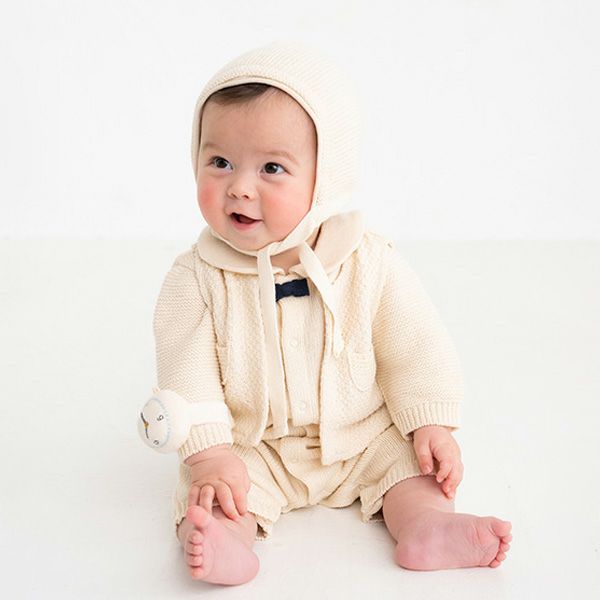 オーガニックコットン ベビー ギフト おでかけ時計セット