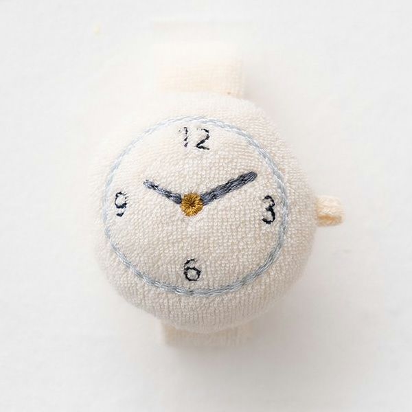 オーガニックコットン ベビー ギフト おでかけ時計セット
