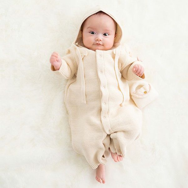 オーガニックコットン ベビー ニットリボン付き2wayドレス