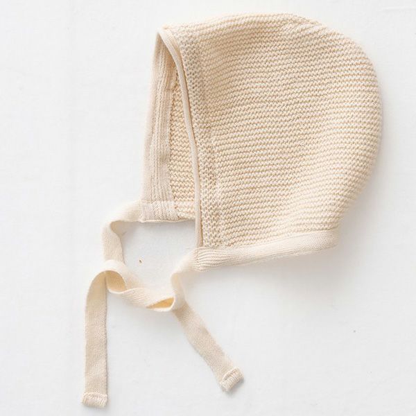 オーガニックコットン ベビー ニットボンネット