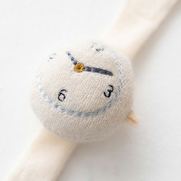 オーガニックコットン ベビー おでかけリストガラガラ