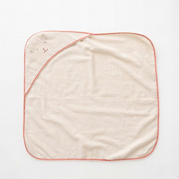 オーガニックコットン ベビー三角フードアフガン