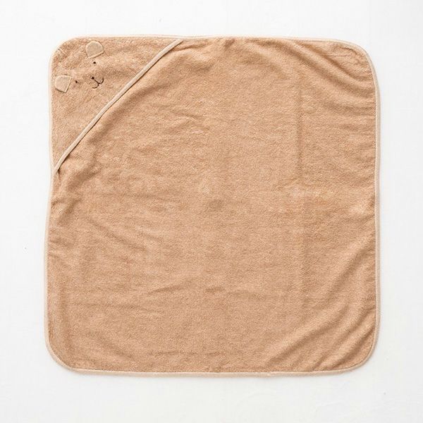 オーガニックコットン ベビー三角フードアフガン