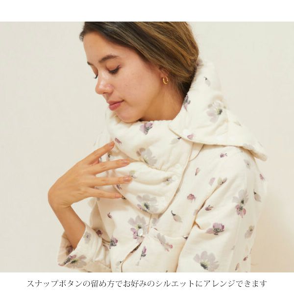 オーガニックコットン アンティークポピーネックウォーマー