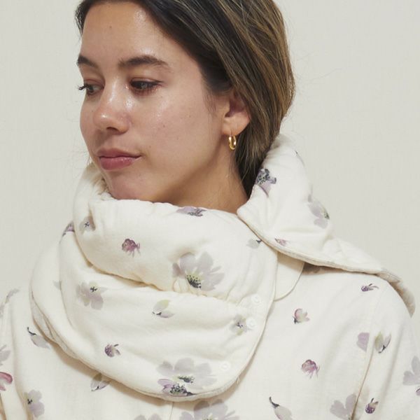 オーガニックコットン アンティークポピーネックウォーマー